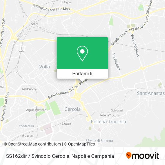 Mappa SS162dir / Svincolo Cercola