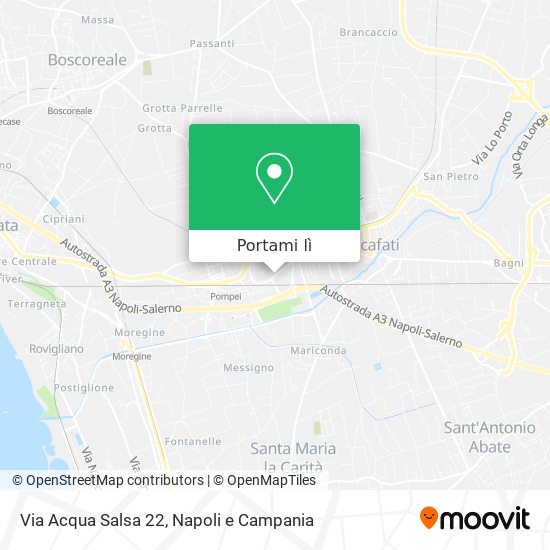 Mappa Via Acqua Salsa 22