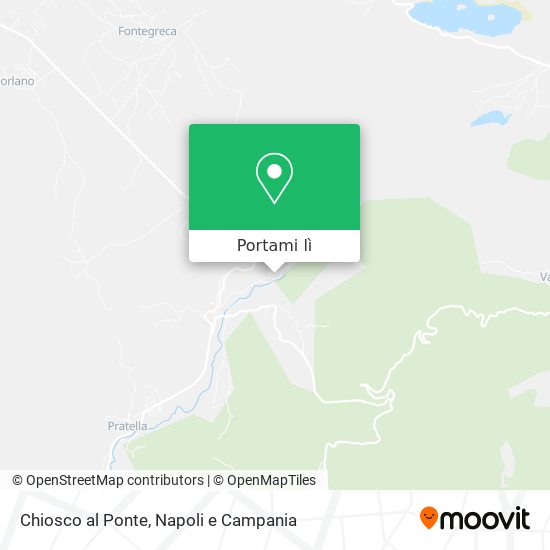 Mappa Chiosco al Ponte