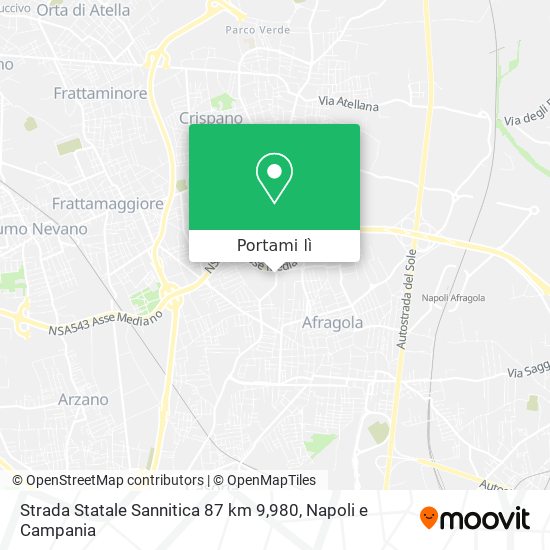 Mappa Strada Statale Sannitica 87 km 9,980