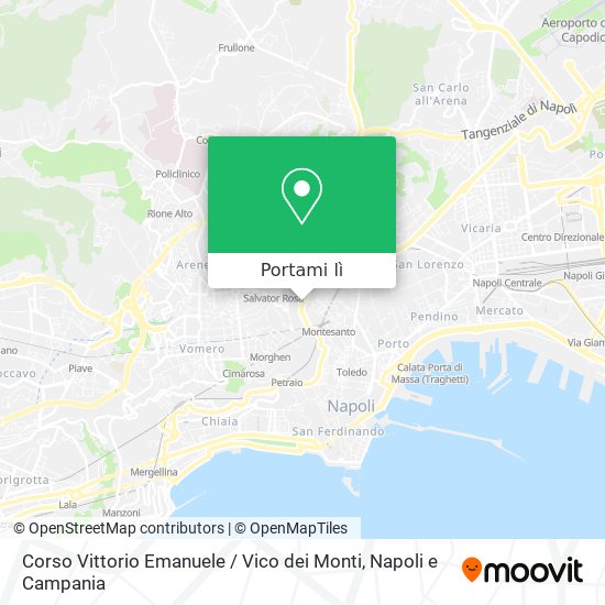 Mappa Corso Vittorio Emanuele / Vico dei Monti
