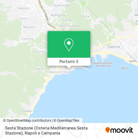Mappa Sesta Stazione (Osteria Mediterranea Sesta Stazione)