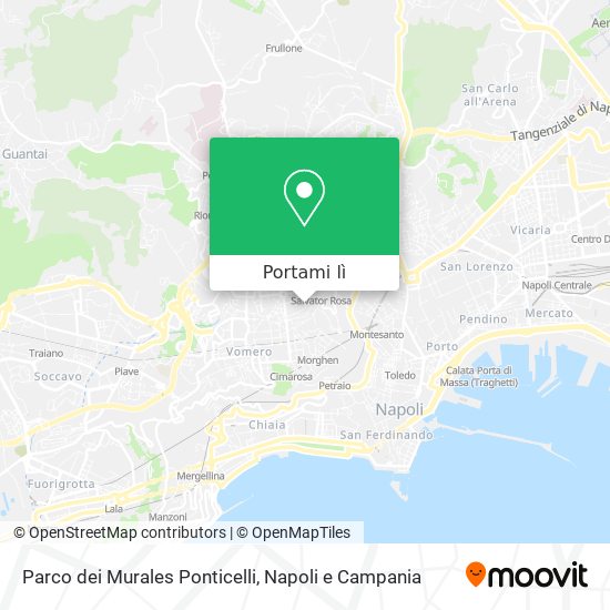 Mappa Parco dei Murales Ponticelli