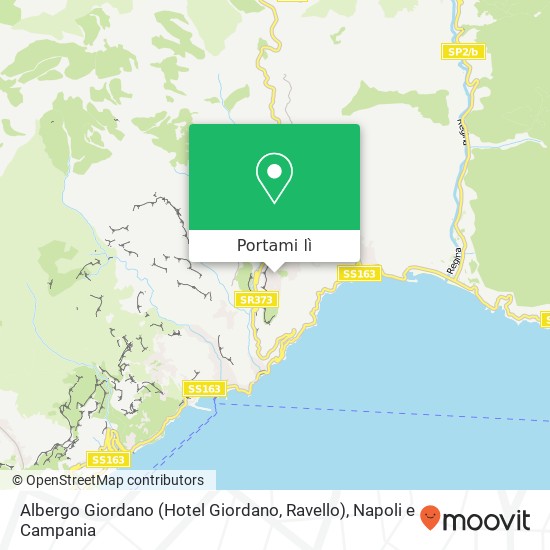 Mappa Albergo Giordano (Hotel Giordano, Ravello)