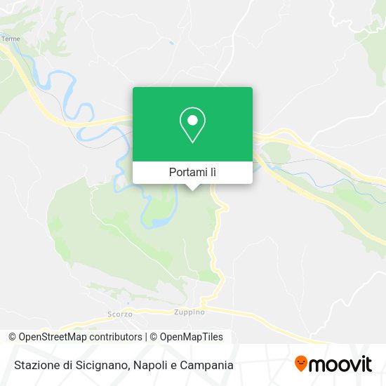 Mappa Stazione di Sicignano
