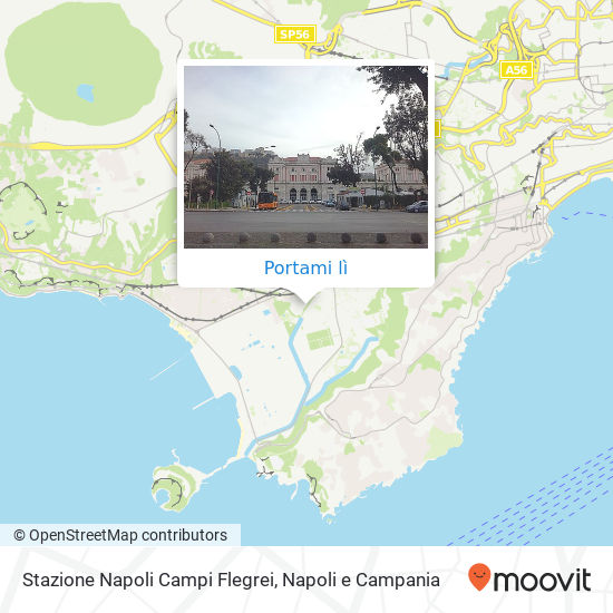 Mappa Stazione Napoli Campi Flegrei