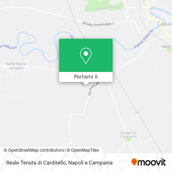 Mappa Reale Tenuta di Carditello