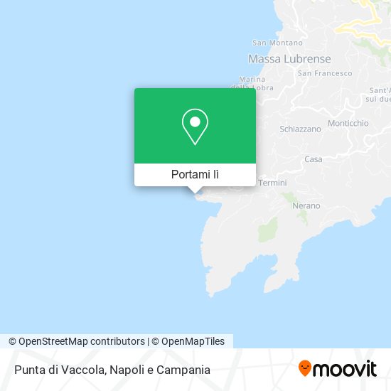Mappa Punta di Vaccola