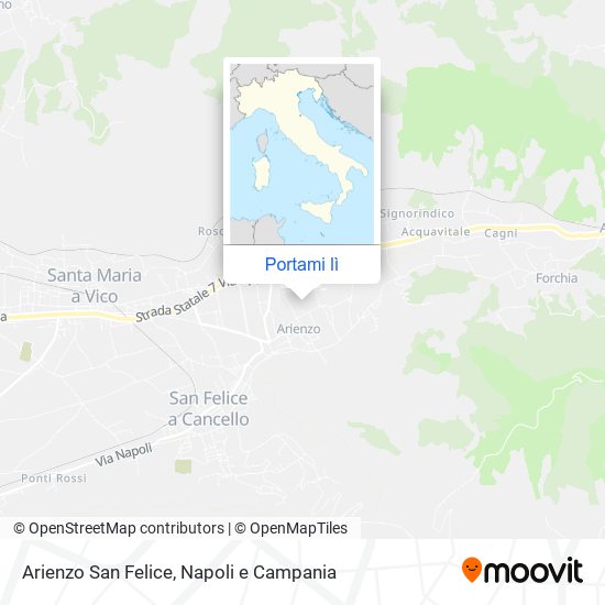 Mappa Arienzo San Felice