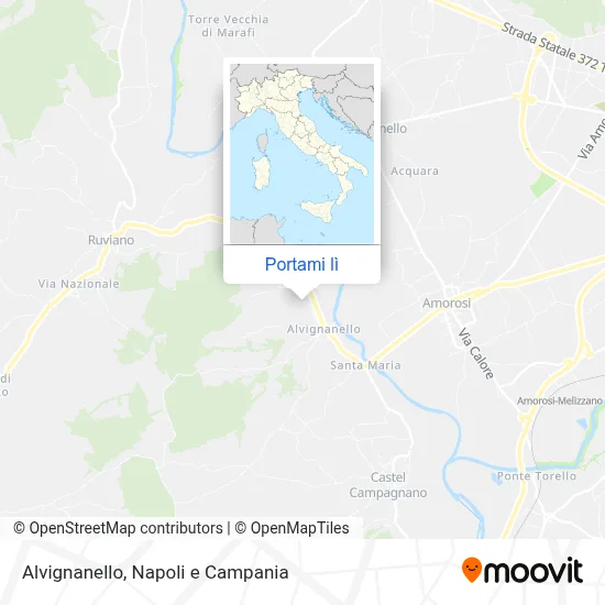 Mappa Alvignanello