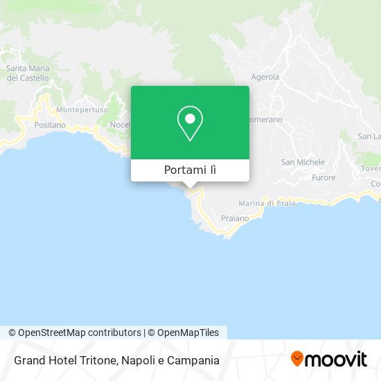 Mappa Grand Hotel Tritone