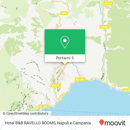 Mappa Hotel B&B RAVELLO ROOMS