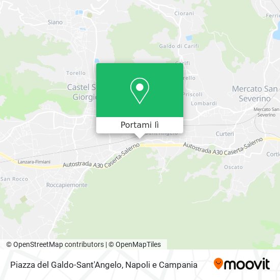 Mappa Piazza del Galdo-Sant'Angelo