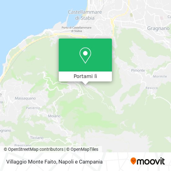 Mappa Villaggio Monte Faito