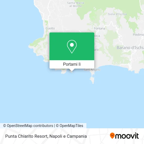 Mappa Punta Chiarito Resort