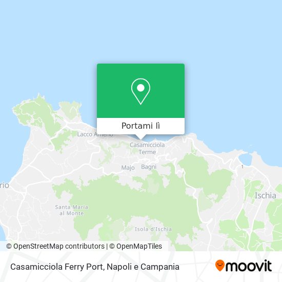Mappa Casamicciola Ferry Port