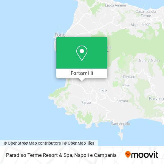 Mappa Paradiso Terme Resort & Spa