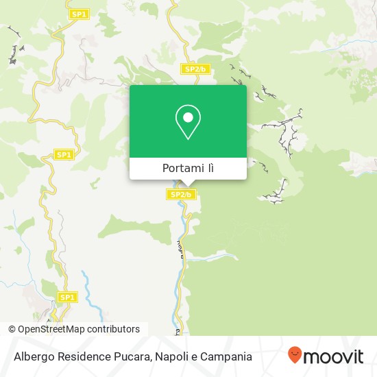 Mappa Albergo Residence Pucara
