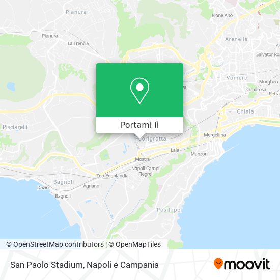 Mappa San Paolo Stadium