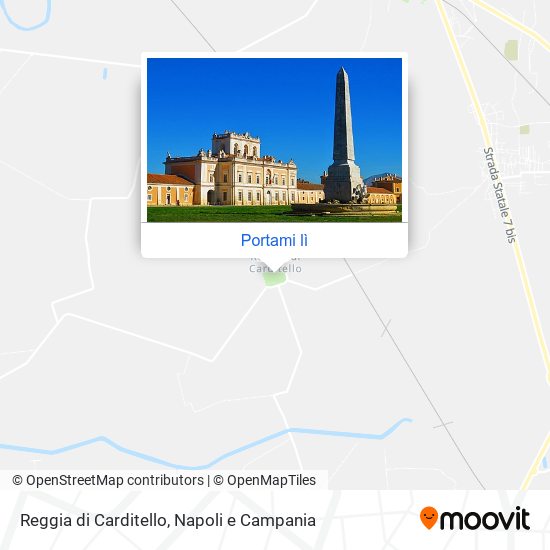 Mappa Reggia di Carditello