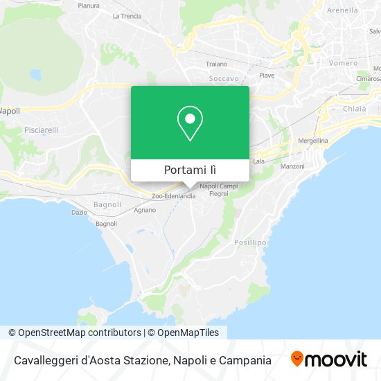 Mappa Cavalleggeri d'Aosta Stazione