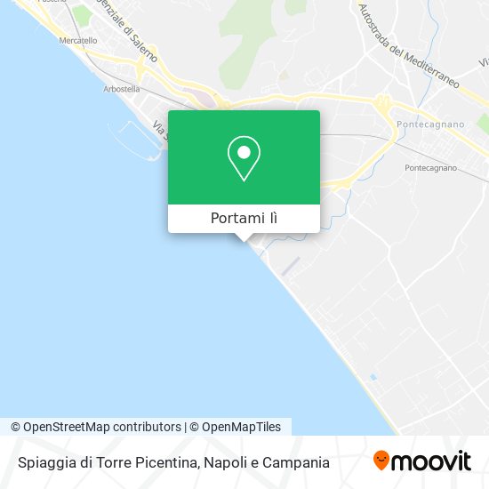 Mappa Spiaggia di Torre Picentina