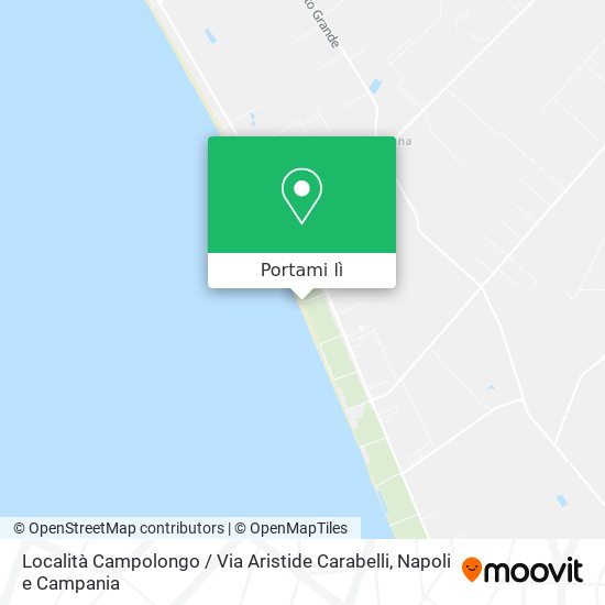 Mappa Località Campolongo / Via Aristide Carabelli