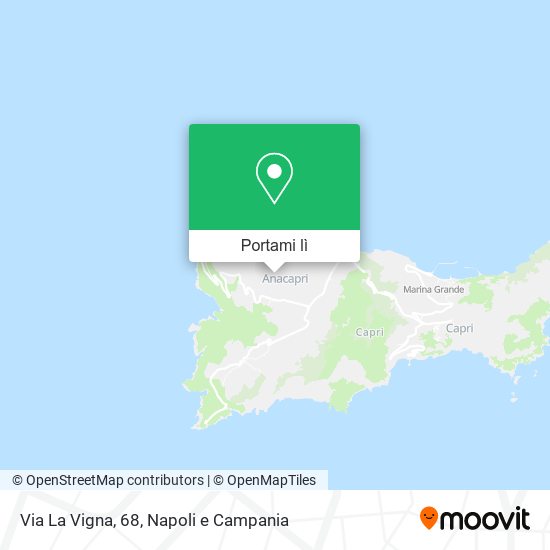 Mappa Via La Vigna, 68