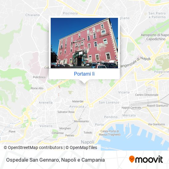 Mappa Ospedale San Gennaro