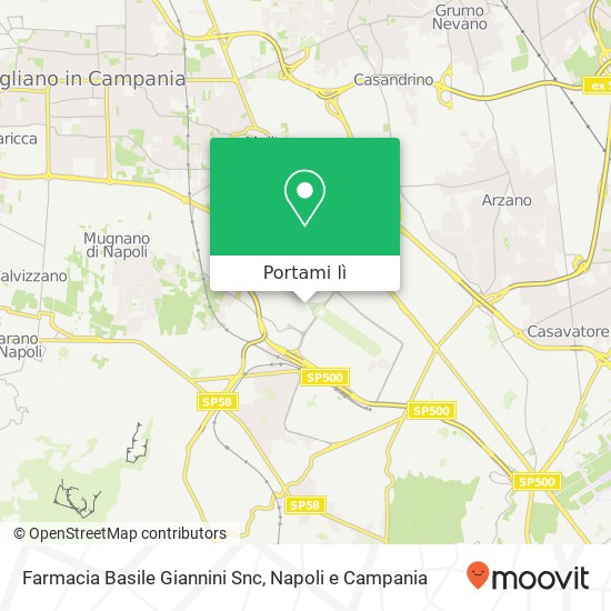 Mappa Farmacia Basile Giannini Snc