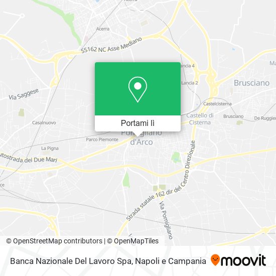 Mappa Banca Nazionale Del Lavoro Spa