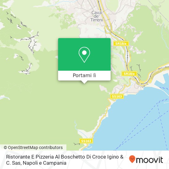 Mappa Ristorante E Pizzeria Al Boschetto Di Croce Igino & C. Sas