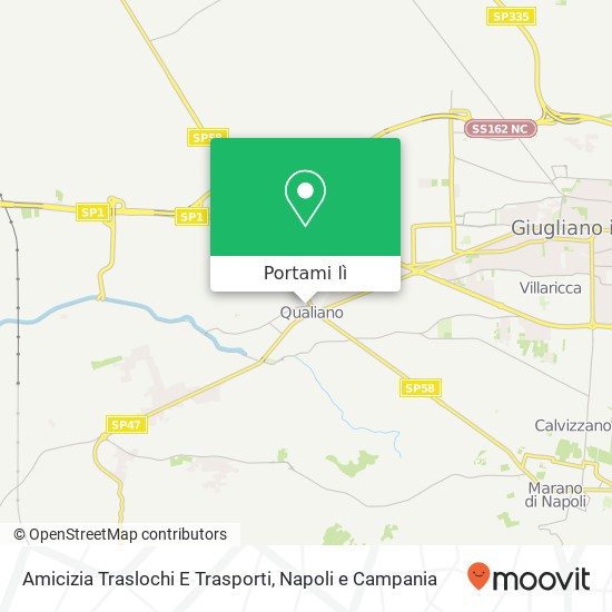 Mappa Amicizia Traslochi E Trasporti