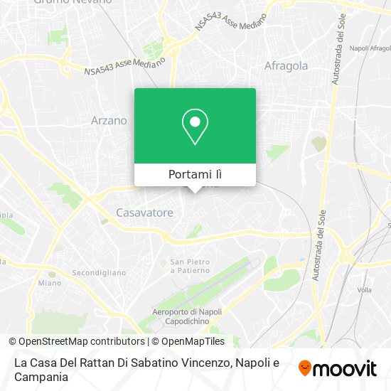 Mappa La Casa Del Rattan Di Sabatino Vincenzo