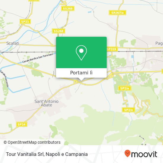 Mappa Tour Vanitalia Srl