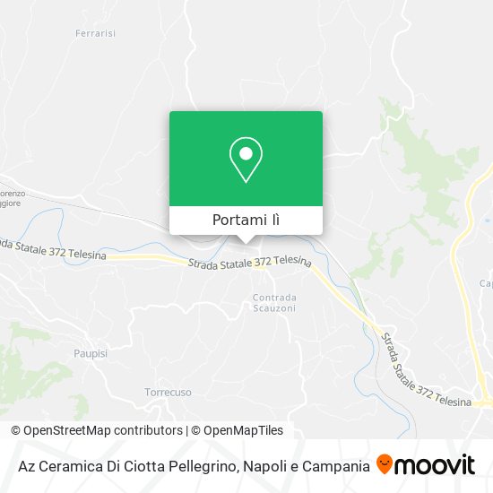 Mappa Az Ceramica Di Ciotta Pellegrino