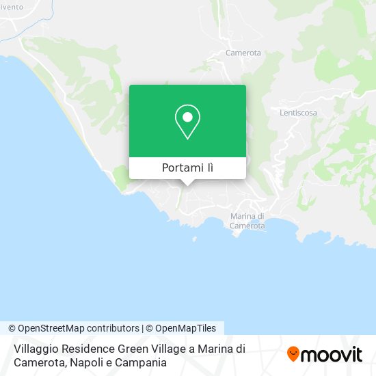 Mappa Villaggio Residence Green Village a Marina di Camerota