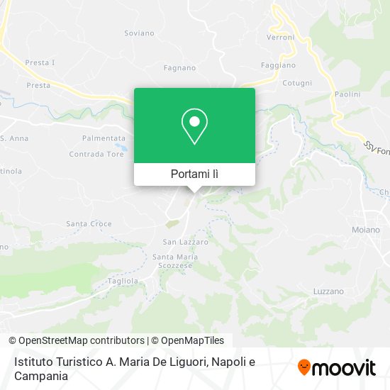 Mappa Istituto Turistico A. Maria De Liguori