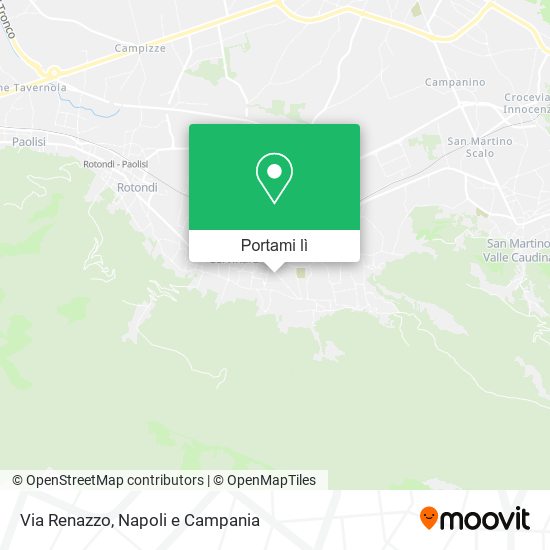 Mappa Via Renazzo