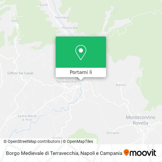 Mappa Borgo Medievale di Terravecchia