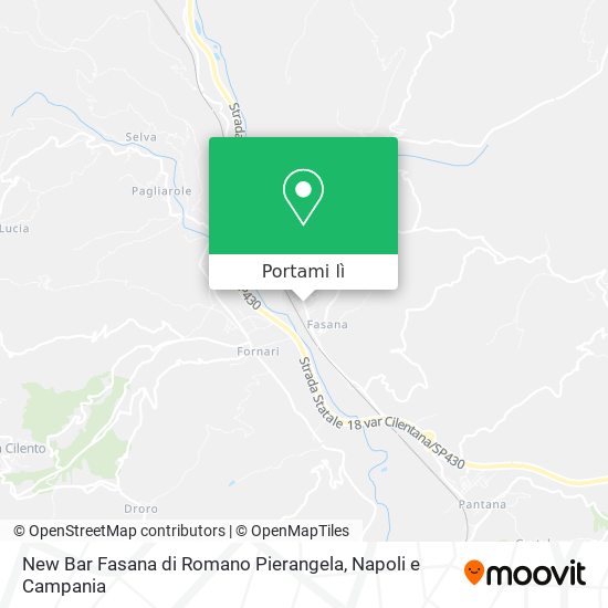 Mappa New Bar Fasana di Romano Pierangela