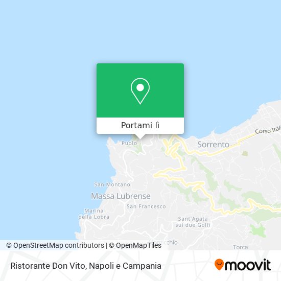Mappa Ristorante Don Vito