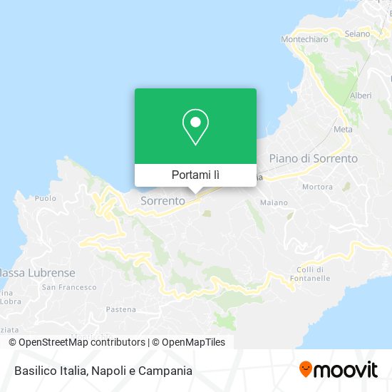 Mappa Basilico Italia