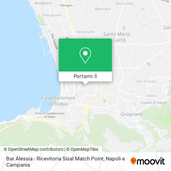 Mappa Bar Alessia - Ricevitoria Sisal Match Point