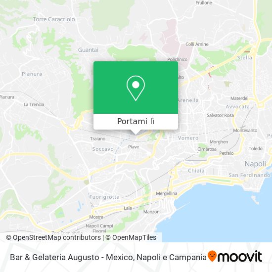 Mappa Bar & Gelateria Augusto - Mexico