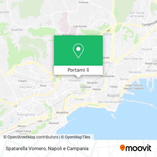 Mappa Spatarella Vomero