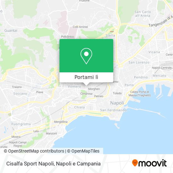 Mappa Cisalfa Sport Napoli