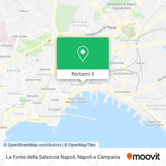 Mappa La Fonte della Salsiccia Napoli