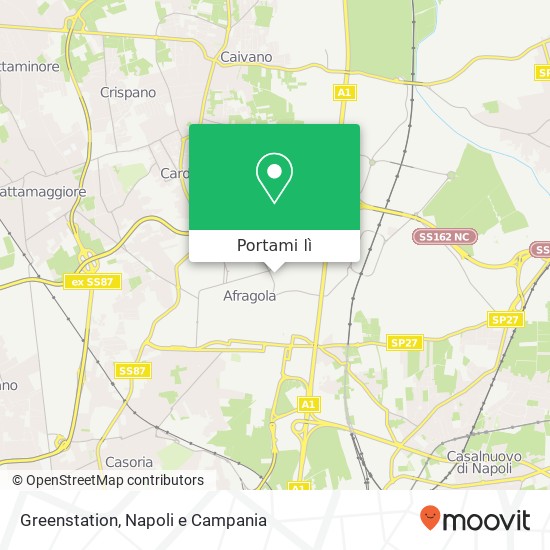 Mappa Greenstation, Via Campania 80021 Afragola