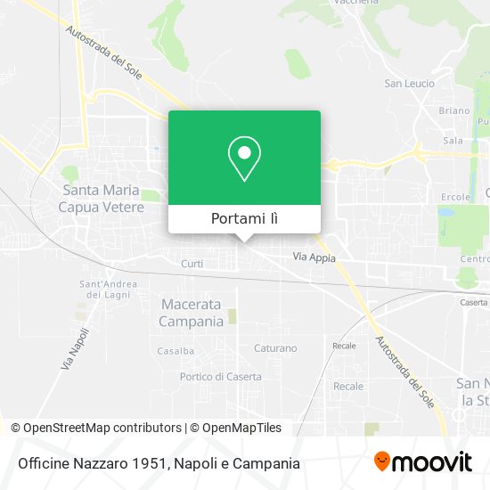 Mappa Officine Nazzaro 1951